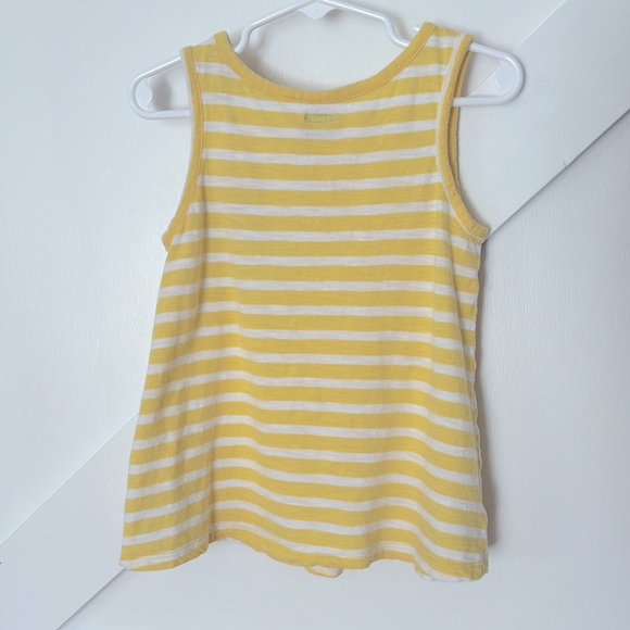 SOLD! Sundae Funday Striped 100% Cotton Tank top - Picture 3 of 4